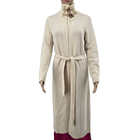 Lauren Ralph Lauren Vintage Long Sweater with Belt, Women's Small - Picture 8 of 8